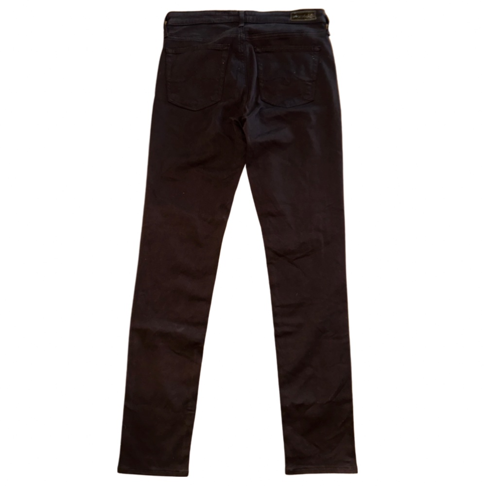 AG JEANS Prima Mid-Rise Cigarette Jeans in Dark Deep Brown Burgundy Size 27R - Picture 4 of 9